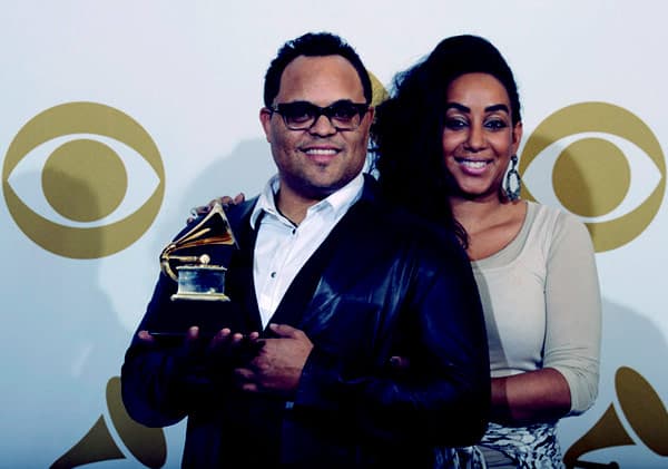 Image of Meleasa Houghton with her ex-husband Israel Houghton