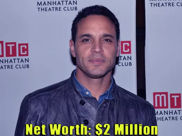 Image of American actor, Daniel Sunjata net worth is $2 million