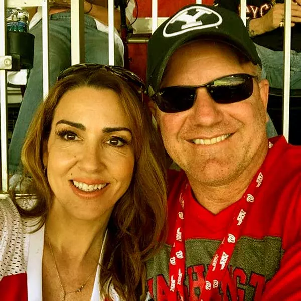 Image of Sara Carter with her husband Martin Bailey