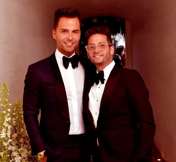Image of Josh Flagg with his husband Bobby Boyd.