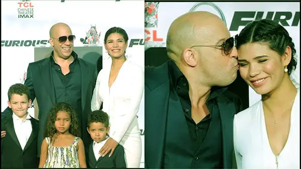 Image of Vin Diesel, Paloma Jimenez, and Children