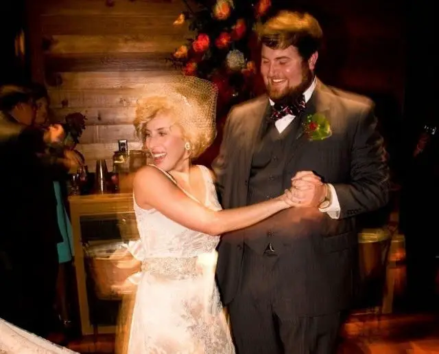 Ben and Erin Napier dancing on their wedding anniversary