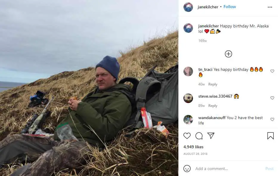 Jane KIlcher Insta post about her husband Atz Lee Kilcher