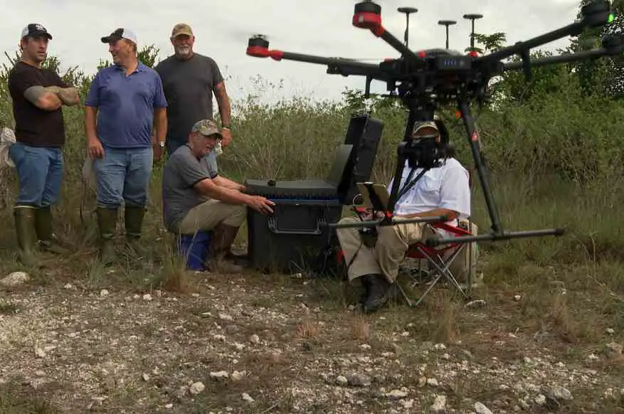 Troy Landry cope with the film crews