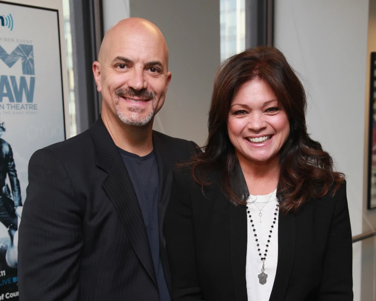 Image of Valerie Bertinelli with her ex husband Tom Vitale