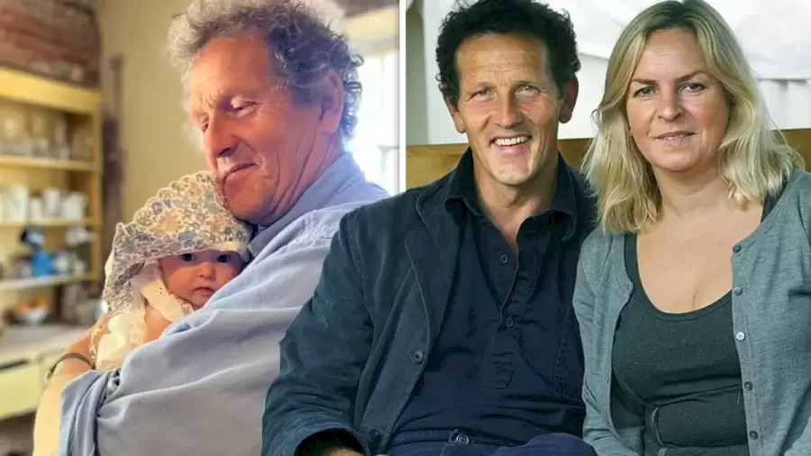 Monty Don with his wife Sarah Don
