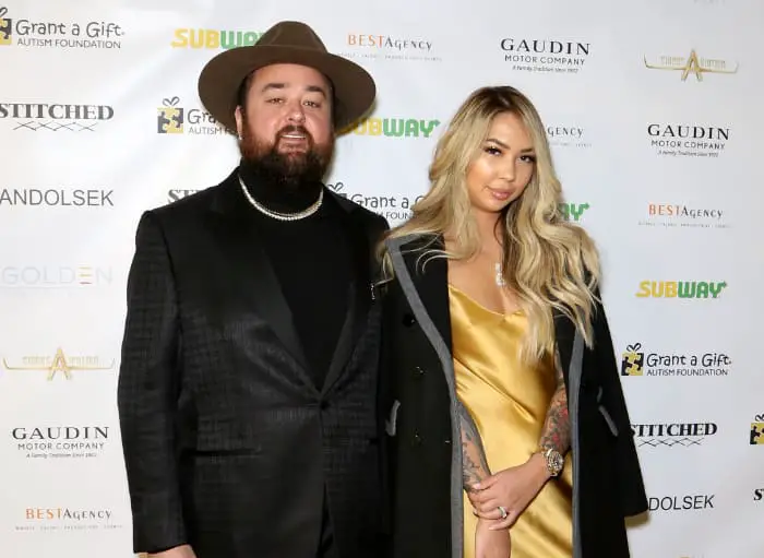 Image of Chumlee with her ex-wife, Olivia Rademann