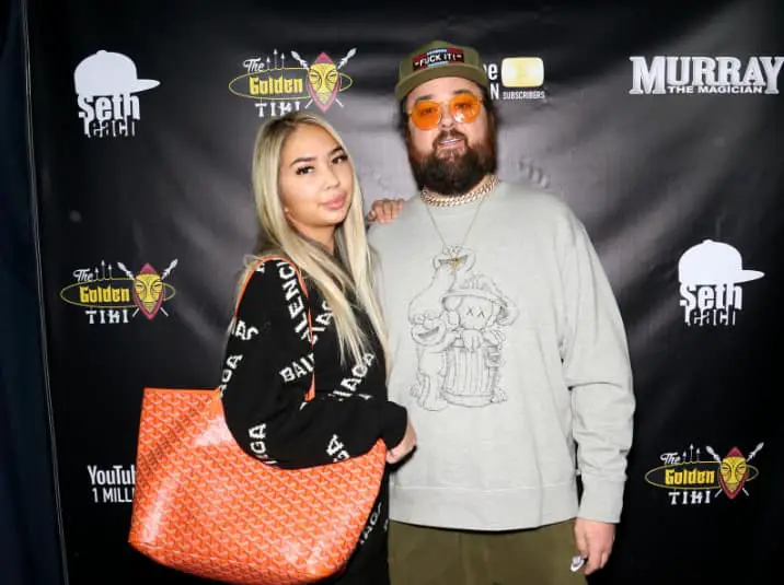 Image of Chumlee with his former wife, Olivia Rademann