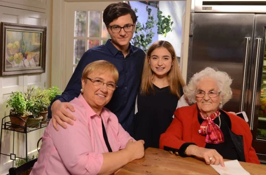 Image of Lidia Bastianich with her family