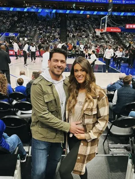 Image of Steven Tinoco with his pregnant wife, Abbey Scott