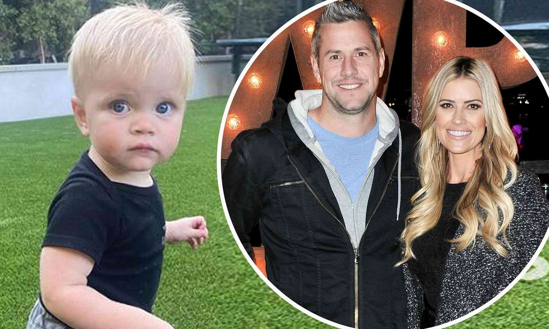 Image of Ant Anstead with his wife Christina Haack and son Hudson