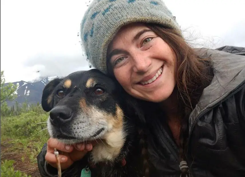 Image of Margaret Stern with her dog