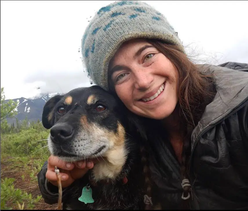 Image of Margaret Stern with her dog