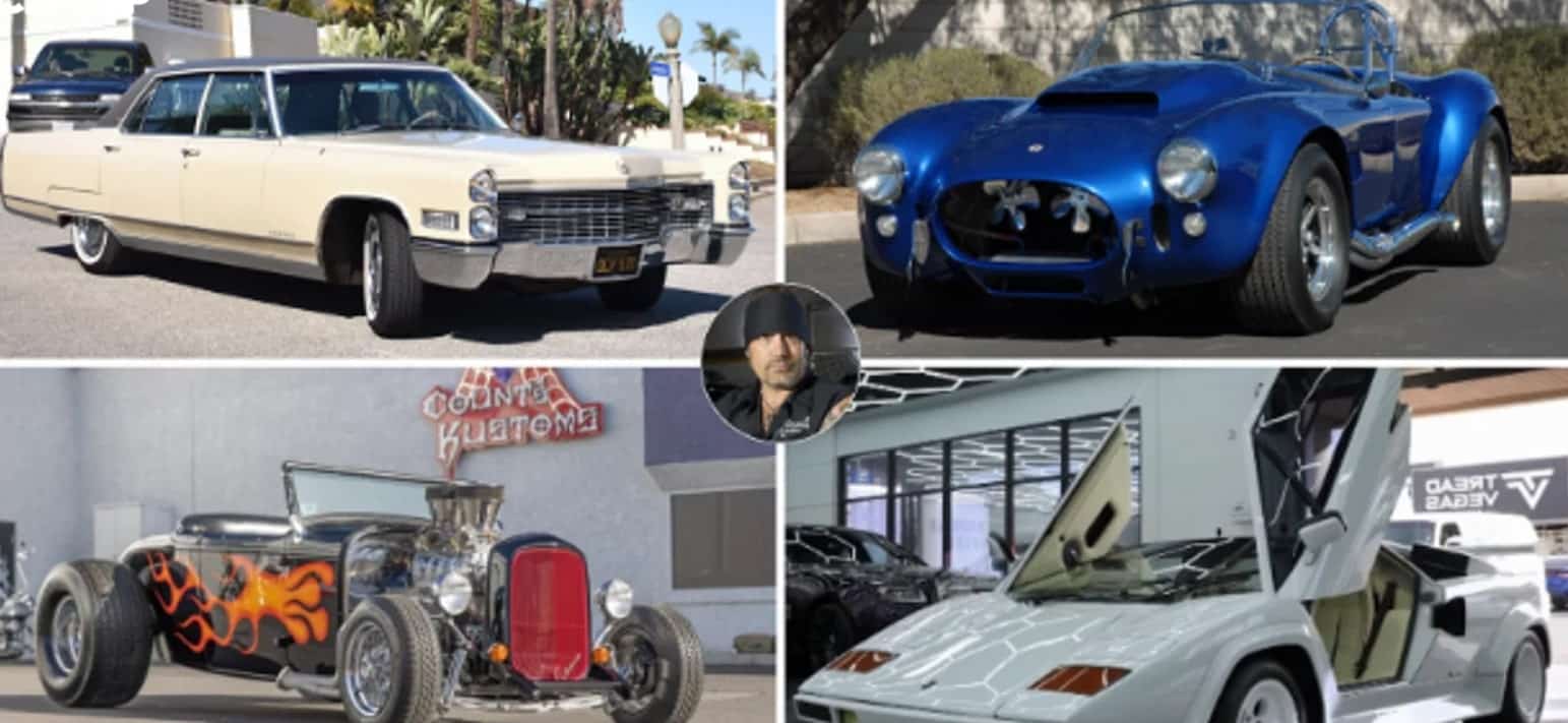 Image of Danny Koker's car collection