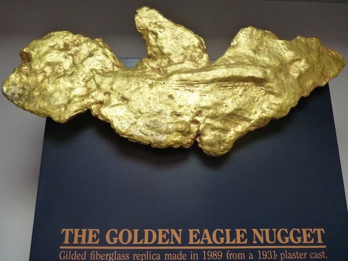 Image of the The Golden Eagle Nugget, Australia gold nugget