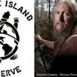 Image of Eustace Conway as the founder of the Turtle Island Reserve