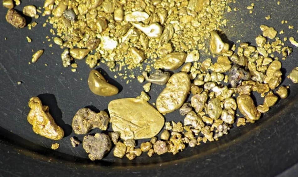 Image of small gold nuggets