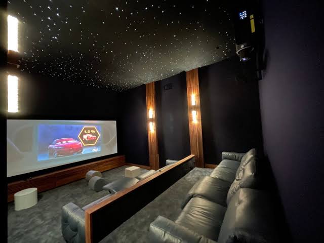 Image of Christina Hall's personal Home Theater 