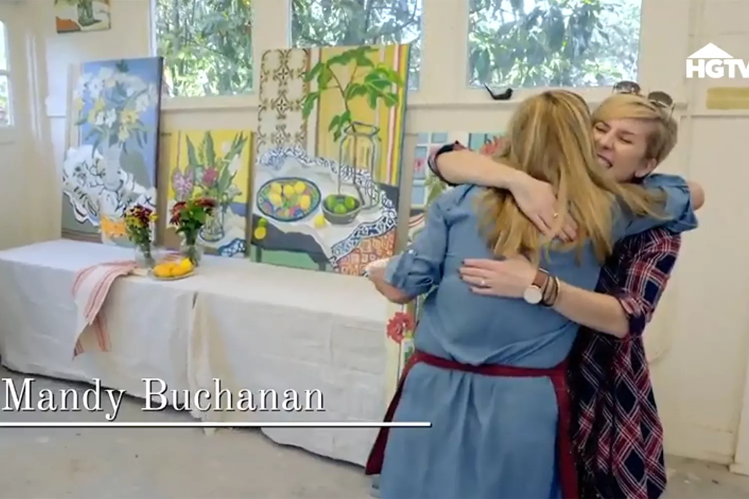 Image of Erin napier in HGTV with mandy buchanan