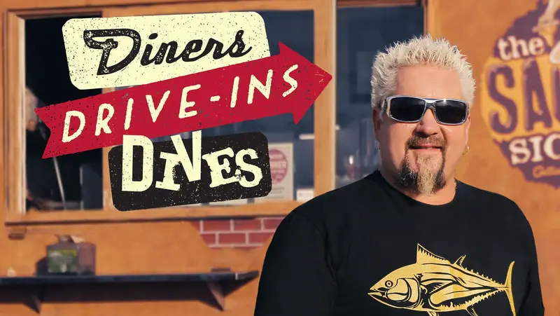 Image of Guy Fieri in the show Diners drive in dines