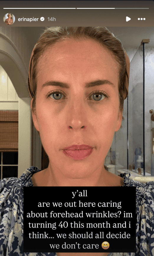 Image of Erin Napier reveals shocking fear over aging