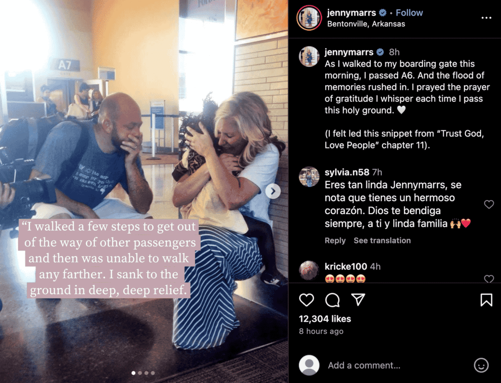 Image of Jenny Marrs shares heart melting family update